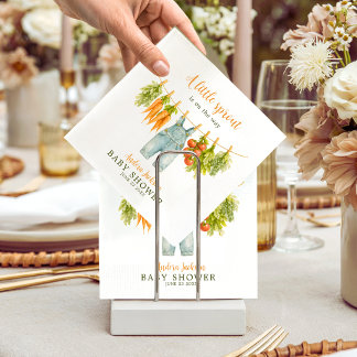 A Little Sprout is on the Way Garden Clothesline Servet