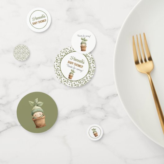 A Little Sprout on the Way Table Confetti (Groep)