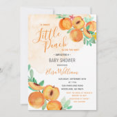A Little Sweet Peach is onderweg naar het Baby sho Kaart (Voorkant)