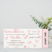 A Little Sweetheart is on the Way Invitation (Debout devant)