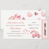 A Little Sweetheart is on the Way Invitation (Devant / Derrière)