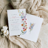 A Little Wildflower Is On The Way Invitation