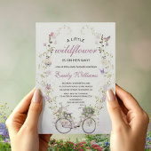 A Little Wildflower Spring Baby Shower Kaart