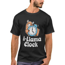 A-Llama Klok Grappig Schattig Lama Grappige Zin De