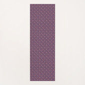 A long, rectangular navy blue yoga mat  (Voorkant)