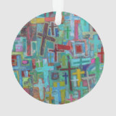 À l'ornement acrylique croisée (dos)