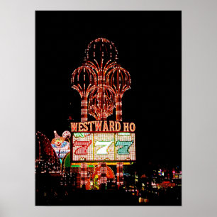 À l'ouest Ho affiche de chapiteau de Las Vegas
