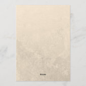 A luxurious and stylish wedding invitation  (Dos)