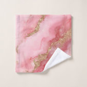 A luxurious pink marble background (Gant de toilette)