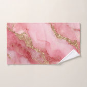 A luxurious pink marble background (Serviette à main)