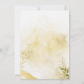 A luxurious wedding invitation in elegant gold (Dos)