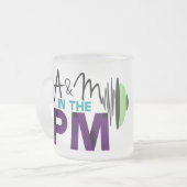 A & M in de PM-Mok Matglas Koffiemok (Voorkant links)