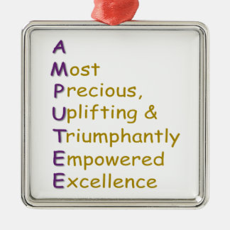 A.M.P.U.T.E.E. METALEN ORNAMENT