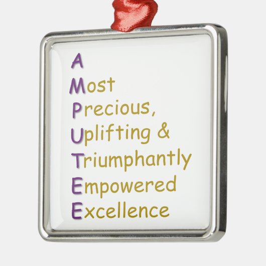 A.M.P.U.T.E.E. METALEN ORNAMENT (Links)