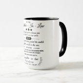 À ma belle-fille Mug  (Devant droit)