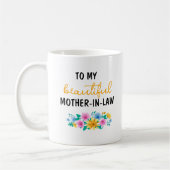 À MA BELLE MÈRE EN DROIT DE CAFÉ MUG (Gauche)