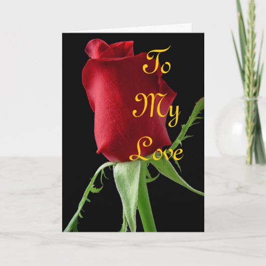 À ma carte d'amour (Devant)