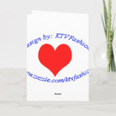 À ma carte de voeux spéciale (Dos)