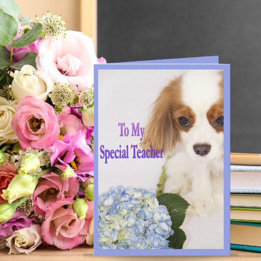 À ma carte Doggie Merci de professeur spécial