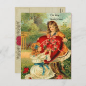 À ma carte postale de Valentine (Devant / Derrière)