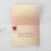 À ma carte vintage de Saint-Valentin d'amour (Intérieur)