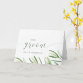 À ma chambre sur notre carte de jour de mariage (Fleur jaune)