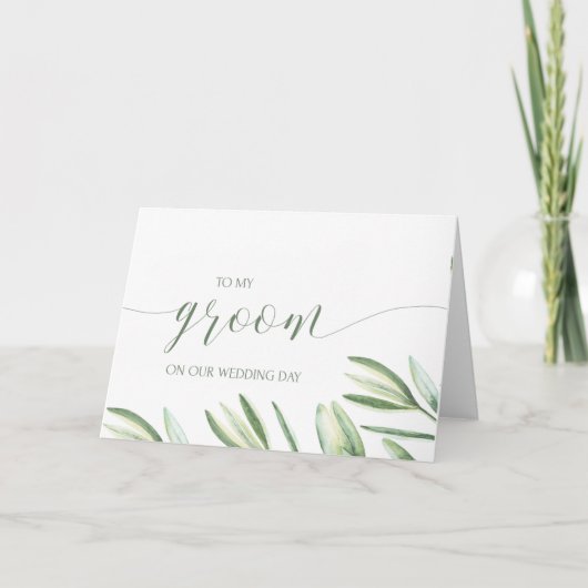 À ma chambre sur notre carte de jour de mariage (Devant)