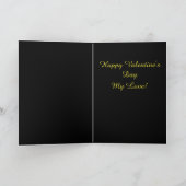 À ma femme belle carte de mots (Intérieur)