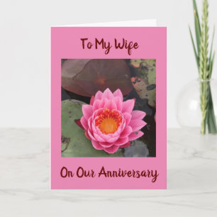À MA **FEMME** SUR **NOTRE CARTE D'ANNIVERSAIRE**