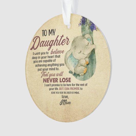 À ma fille de maman (devant)