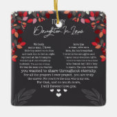 À ma fille en droit Ornement (Devant)