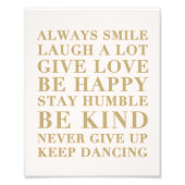 À ma fille | Impression d'art (Devant)