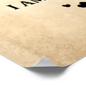 À ma fille Je suis toujours avec toi Poster (Coin)