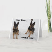 À MA « JUMELLE AÎNÉE » POUR VOTRE CARTE D'ANNIVERS (Devant)