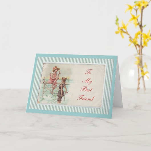 À ma meilleure carte d'ami (Fleur jaune)