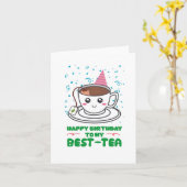 À ma meilleure carte d'anniversaire pour les puns (Fleur jaune)