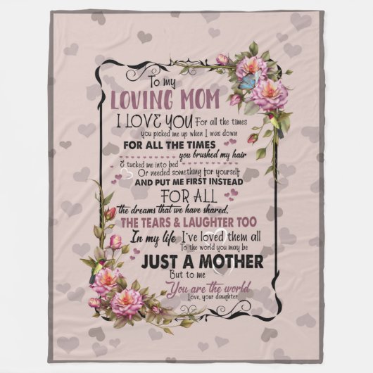 à ma mère aimante couverture de la fille (Devant)