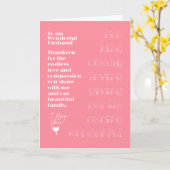 À ma merveilleuse carte de mari (Fleur jaune)