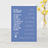 À ma merveilleuse carte de mari (Fleur jaune)