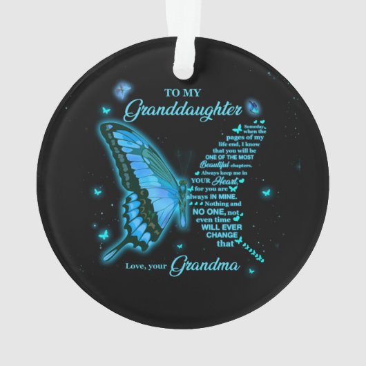 À ma petite-fille (dos)