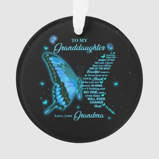 À ma petite-fille (devant)