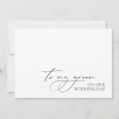 "À Ma Salle Le Jour Du Mariage" Carte Du Jour Du M (Devant)