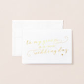 À Ma Salle Sur Notre Carte Du Jour De Mariage (Devant avec enveloppe)