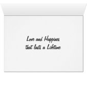 À MA SOEUR LE JOUR DE SON MARIAGE (Intérieur Horizontal (Bas))