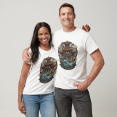 A-MA TEMPEL MACAU Basic T-shirt voor heren (Unisex)