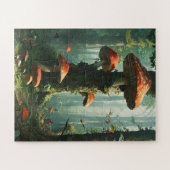 a magical forest, mushrooms, a mystical forest, to legpuzzel (Horizontaal)