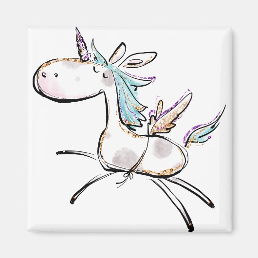 A Magical Unicorn Magneet (Voorkant)