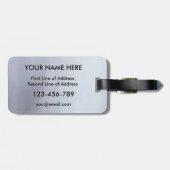 A Mari Usque ad Mare Bagagelabel, Canada Bagagelabel (Achterkant horizontaal)