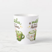 A Matcha Made in Heaven Cute Funny Pun Latte Mok (Voorkant)