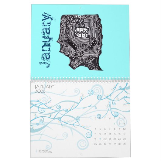 A-mazing kalender voor een A-mazing jaar 2012 (Jan 2026)